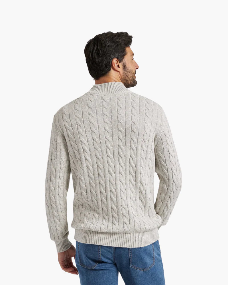 MAYFAIR HALF ZIP SWEATER