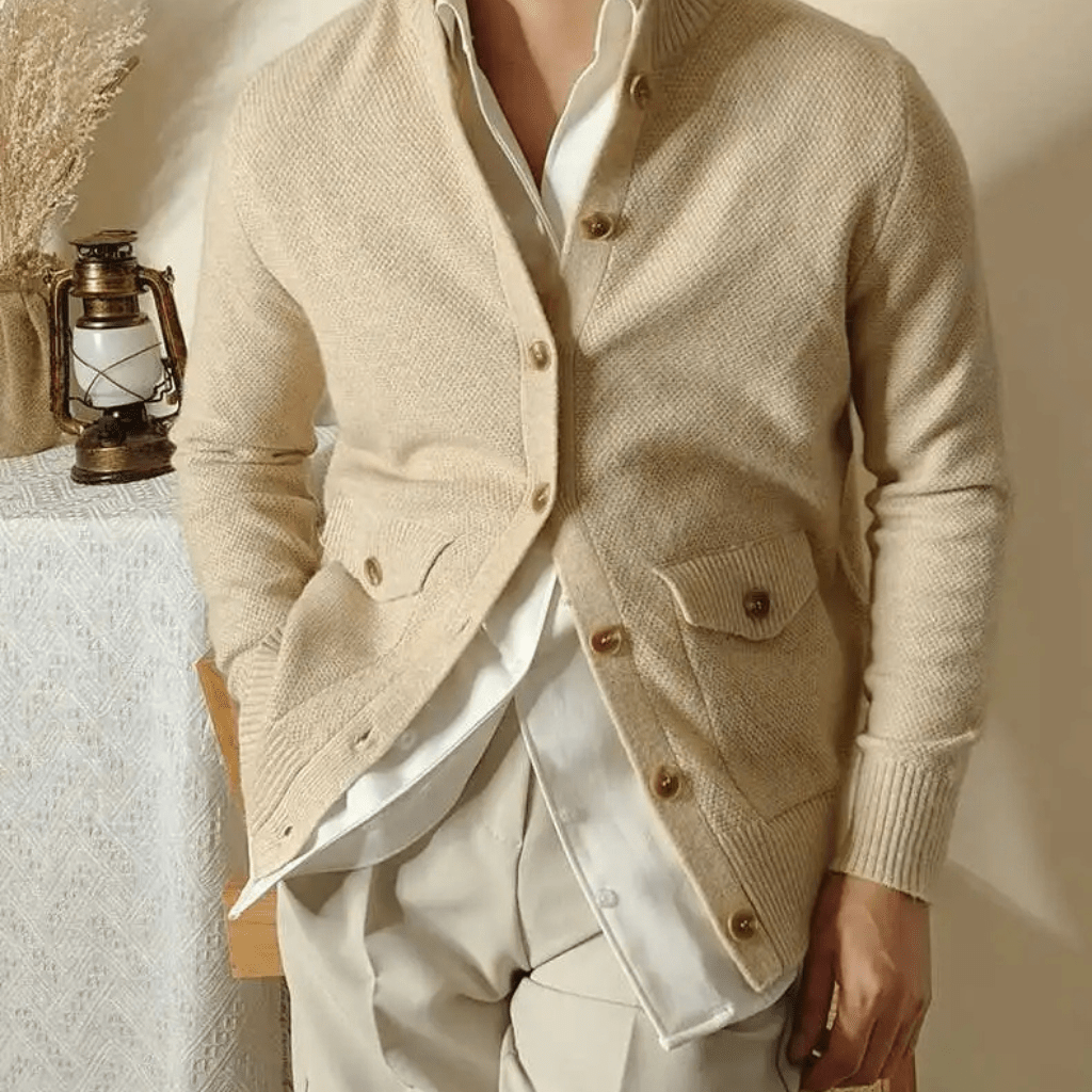 SAVILE MEN’S CARDIGAN - Sovira
