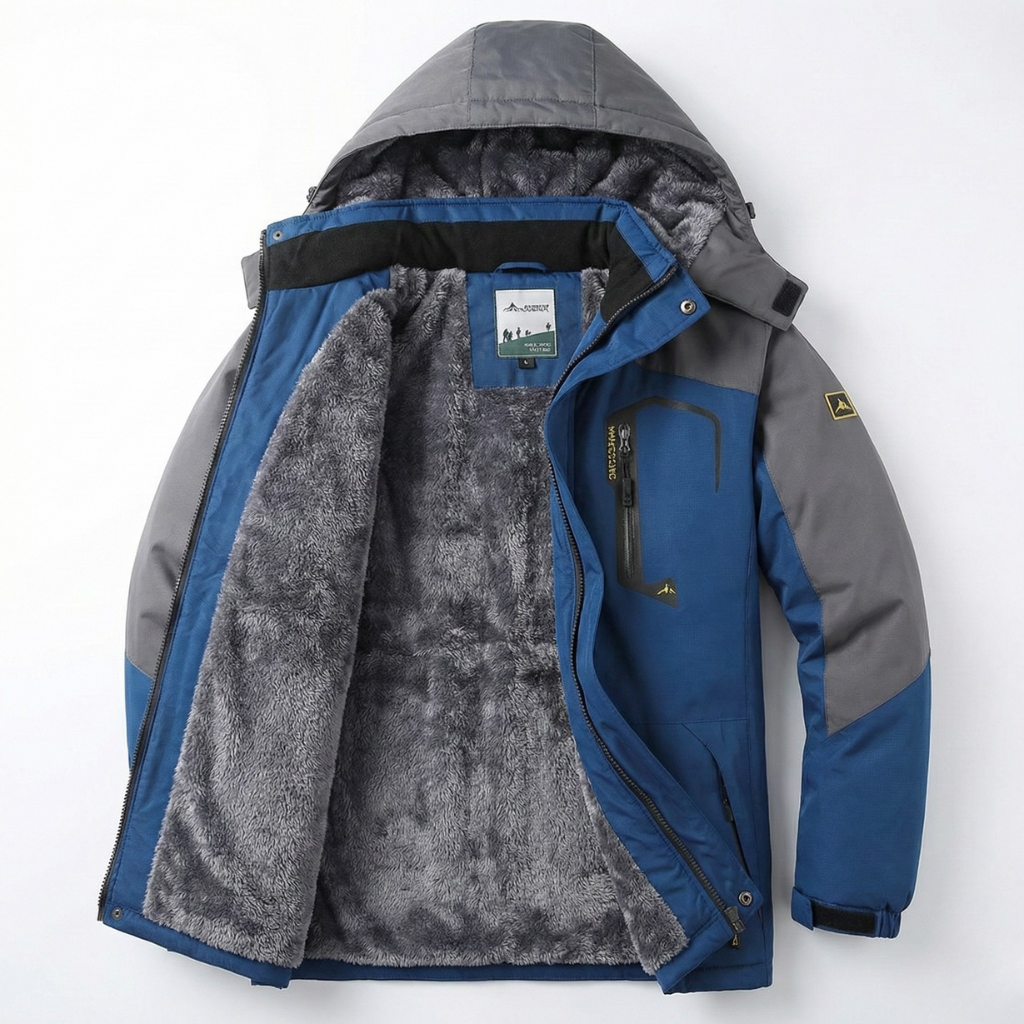 MEN’S WATERPROOF WINTER JACKET -SUPPORTS DOWN TO -15°C