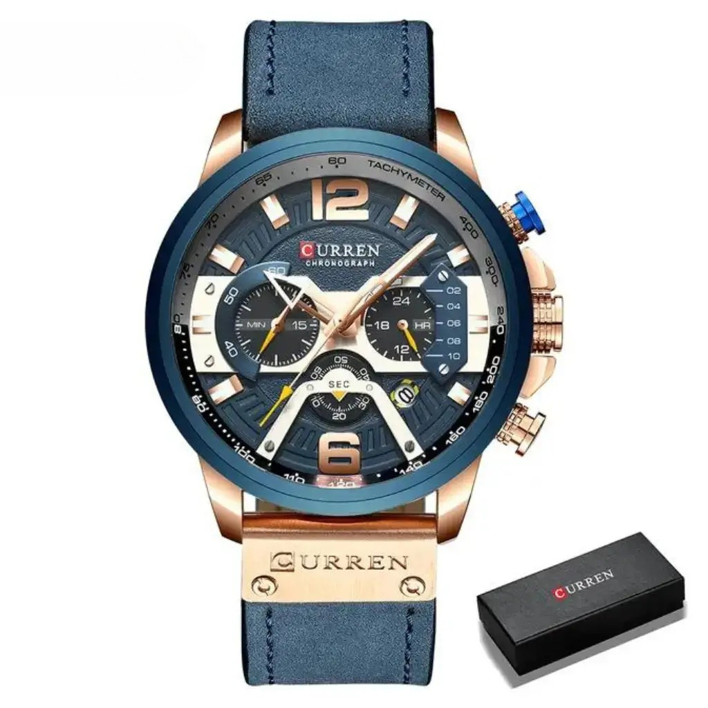 CURREN SPORT STAINLESS STEEL WATCH