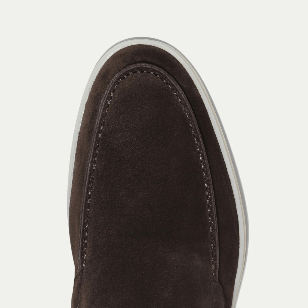 MEN’S REFINED SUEDE LOAFER - Dark Brown