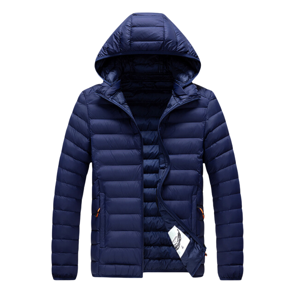 MEN’S HOODED PUFFER JACKET