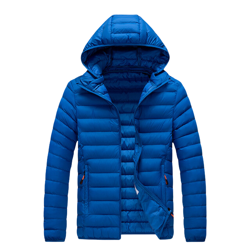 MEN’S HOODED PUFFER JACKET