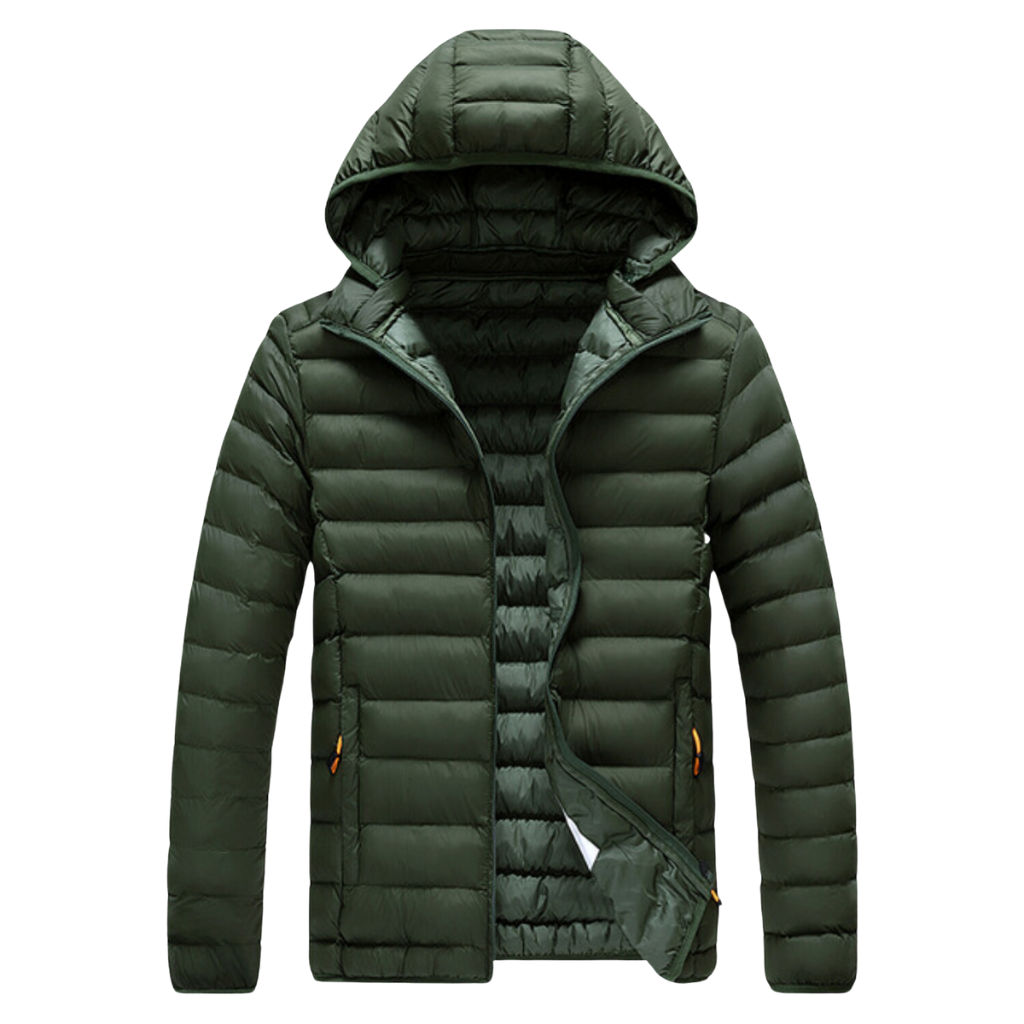 MEN’S HOODED PUFFER JACKET