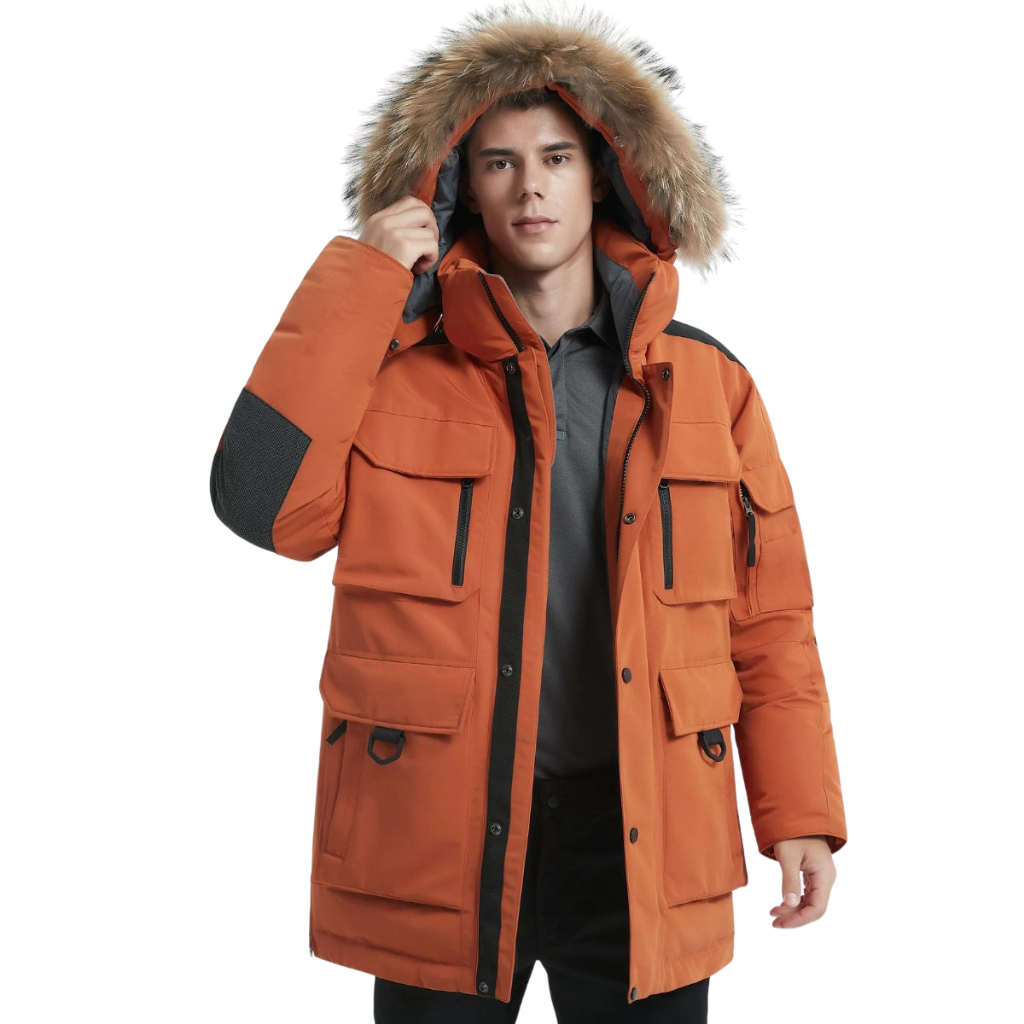 WATERPROOF JACKET DARK PARKA