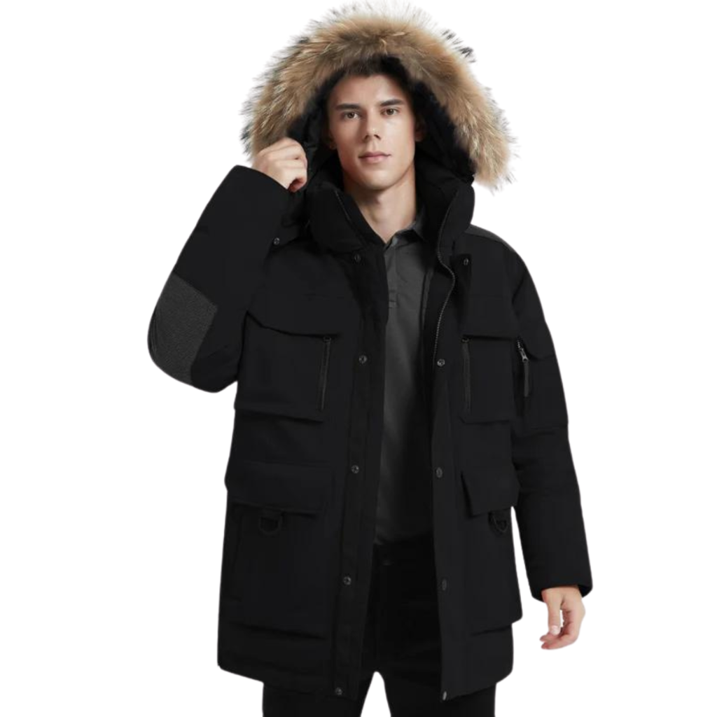 WATERPROOF JACKET DARK PARKA