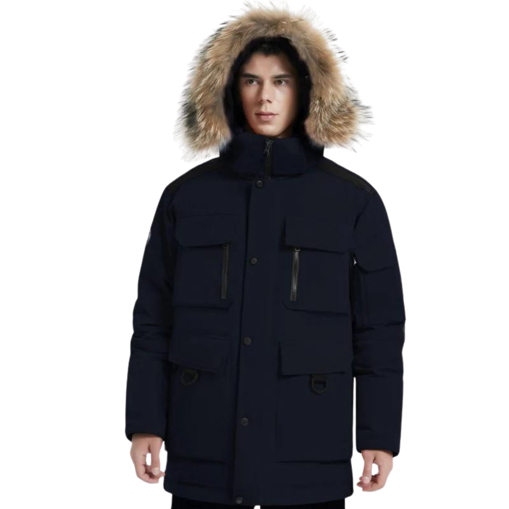 WATERPROOF JACKET DARK PARKA