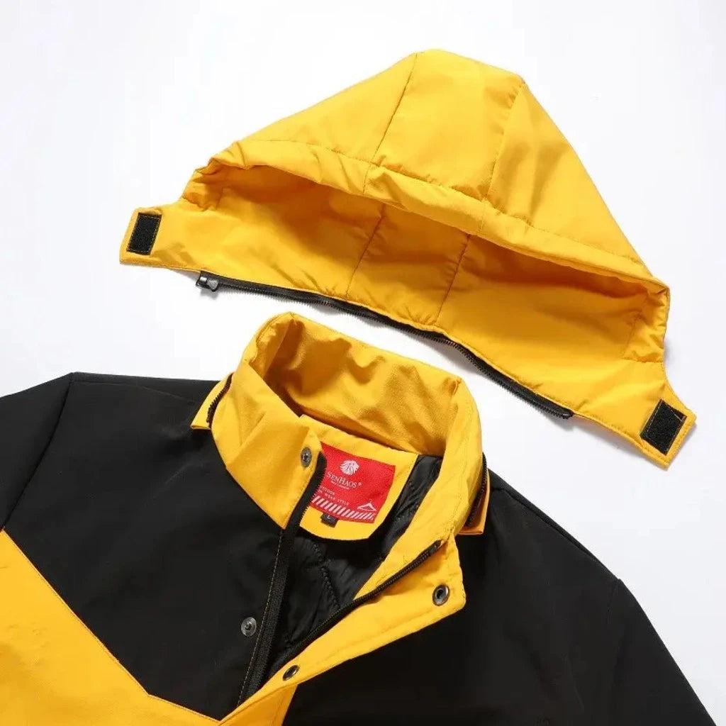 MENS WATERPROOF JACKET RAVENWALK - DETACHABLE HOOD