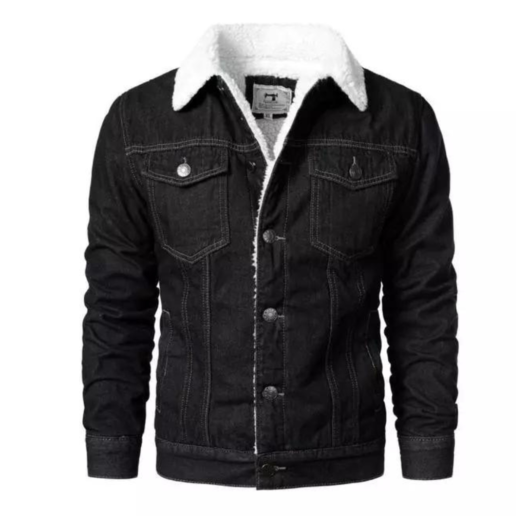 MEN’S WOOL LINED JEANS JACKET