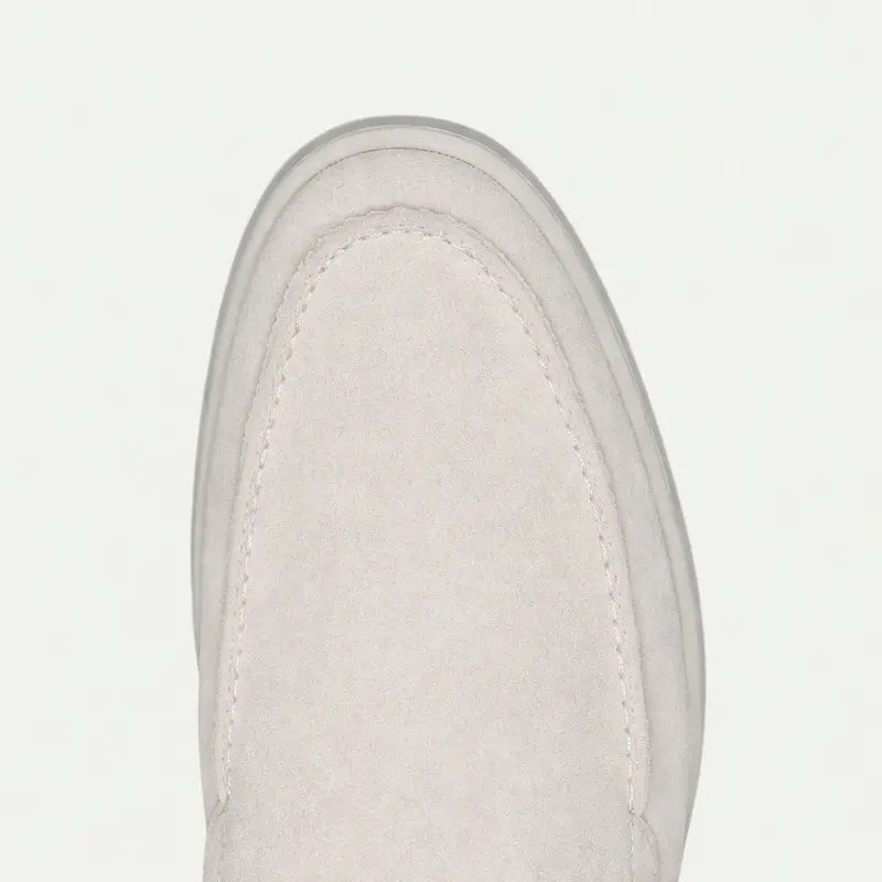 MEN’S REFINED SUEDE LOAFER - Off-White