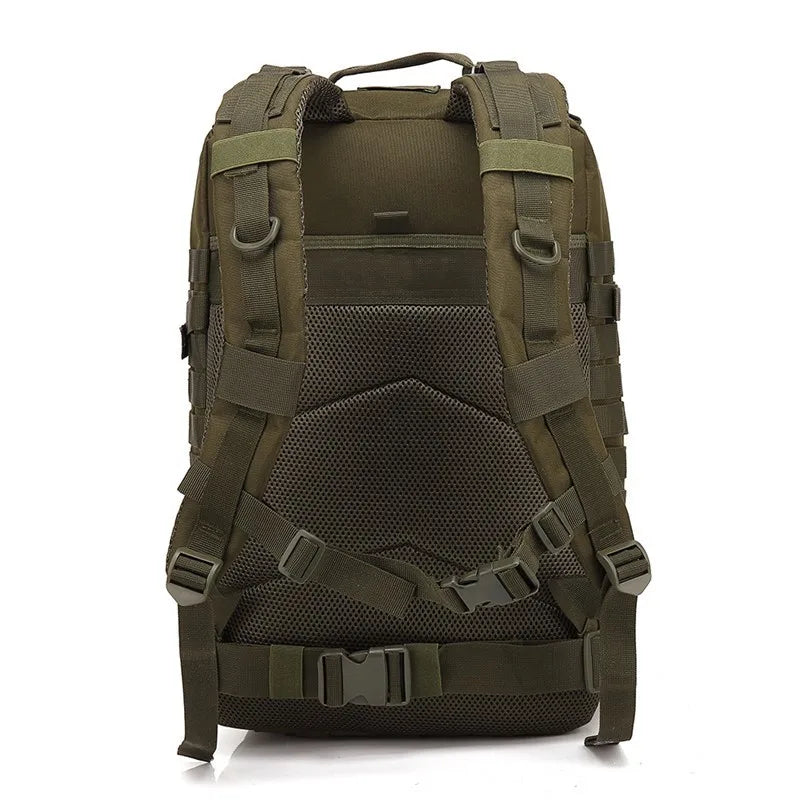 GREEN MILITARY TACTICAL 50L RUCKSACK
