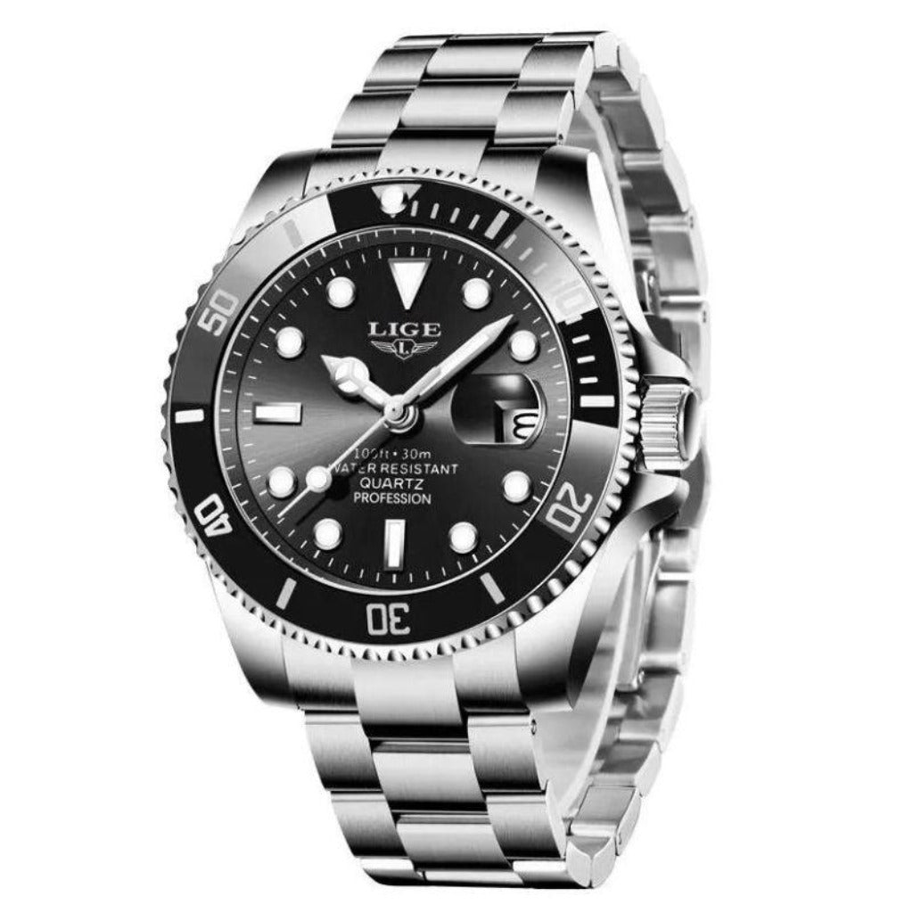 SUBMARINER STAINLESS STEEL WATCH