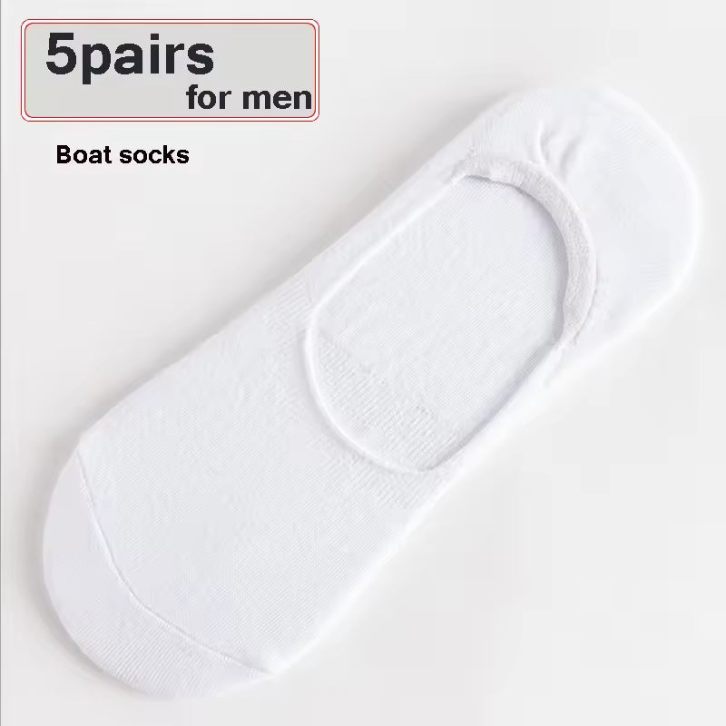Premium No-Show Socks (5 Pairs)