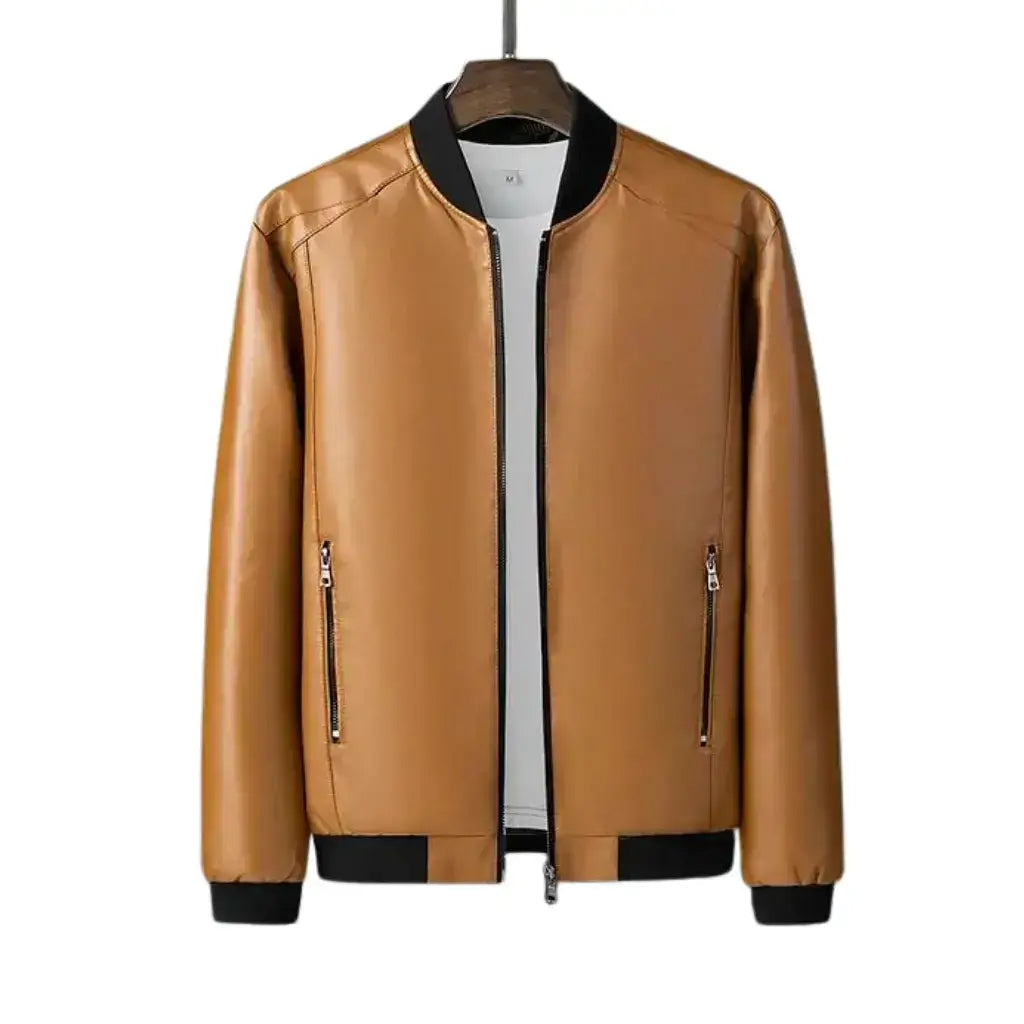 MEN’S CLASSIC LEATHER JACKET