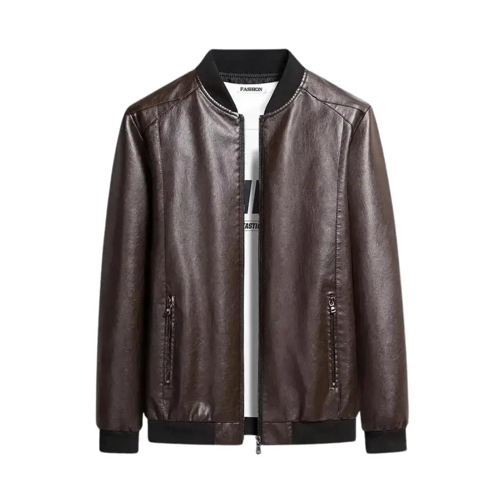 MEN’S CLASSIC LEATHER JACKET