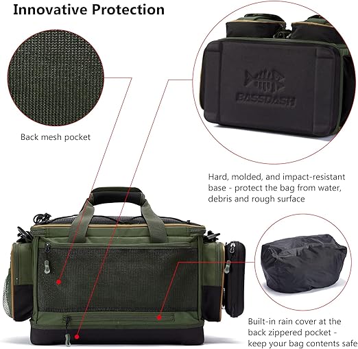 WATER-RESISTANT FISHING RUCKSACK