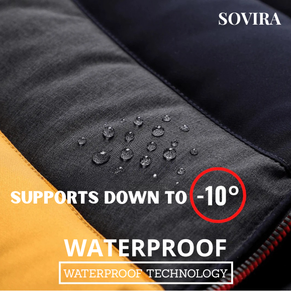 MENS WATERPROOF JACKET ANTARTIC - SUPPORTS DOWN TO -10°C