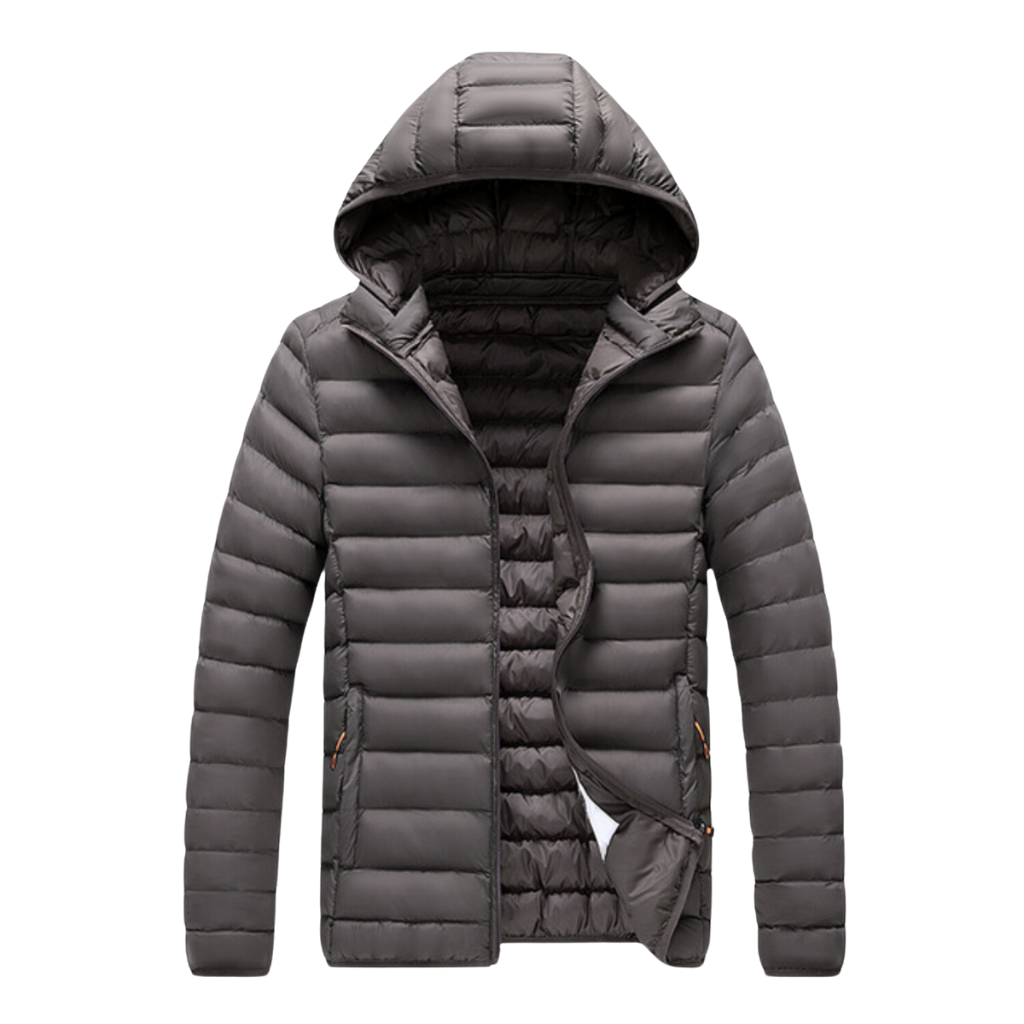 MEN’S HOODED PUFFER JACKET
