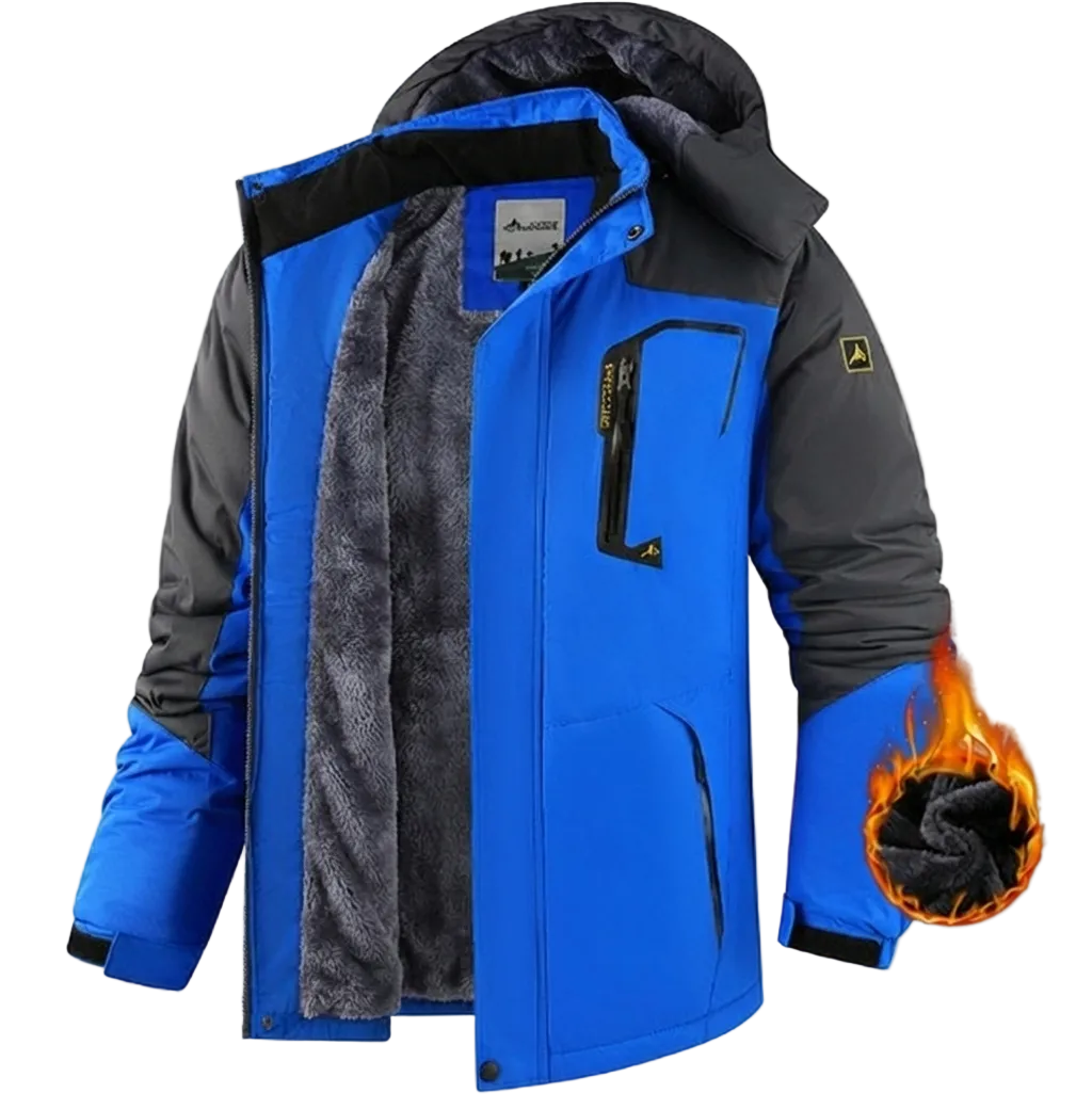 MEN’S WATERPROOF WINTER JACKET -SUPPORTS DOWN TO -15°C