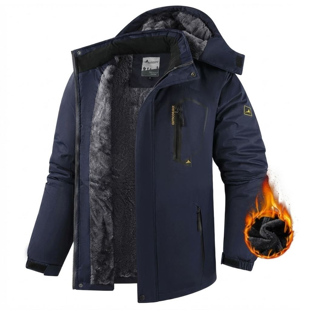 MEN’S WATERPROOF WINTER JACKET -SUPPORTS DOWN TO -15°C