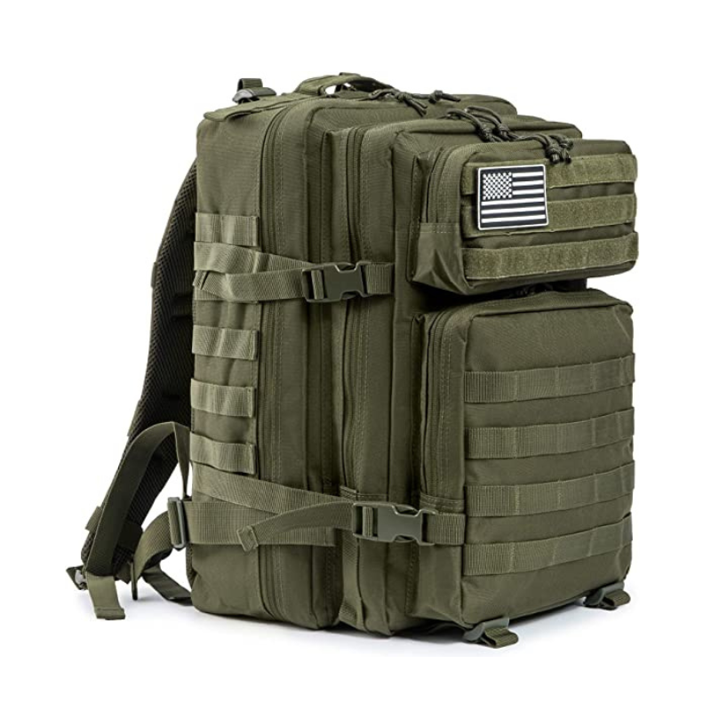 GREEN MILITARY TACTICAL 50L RUCKSACK