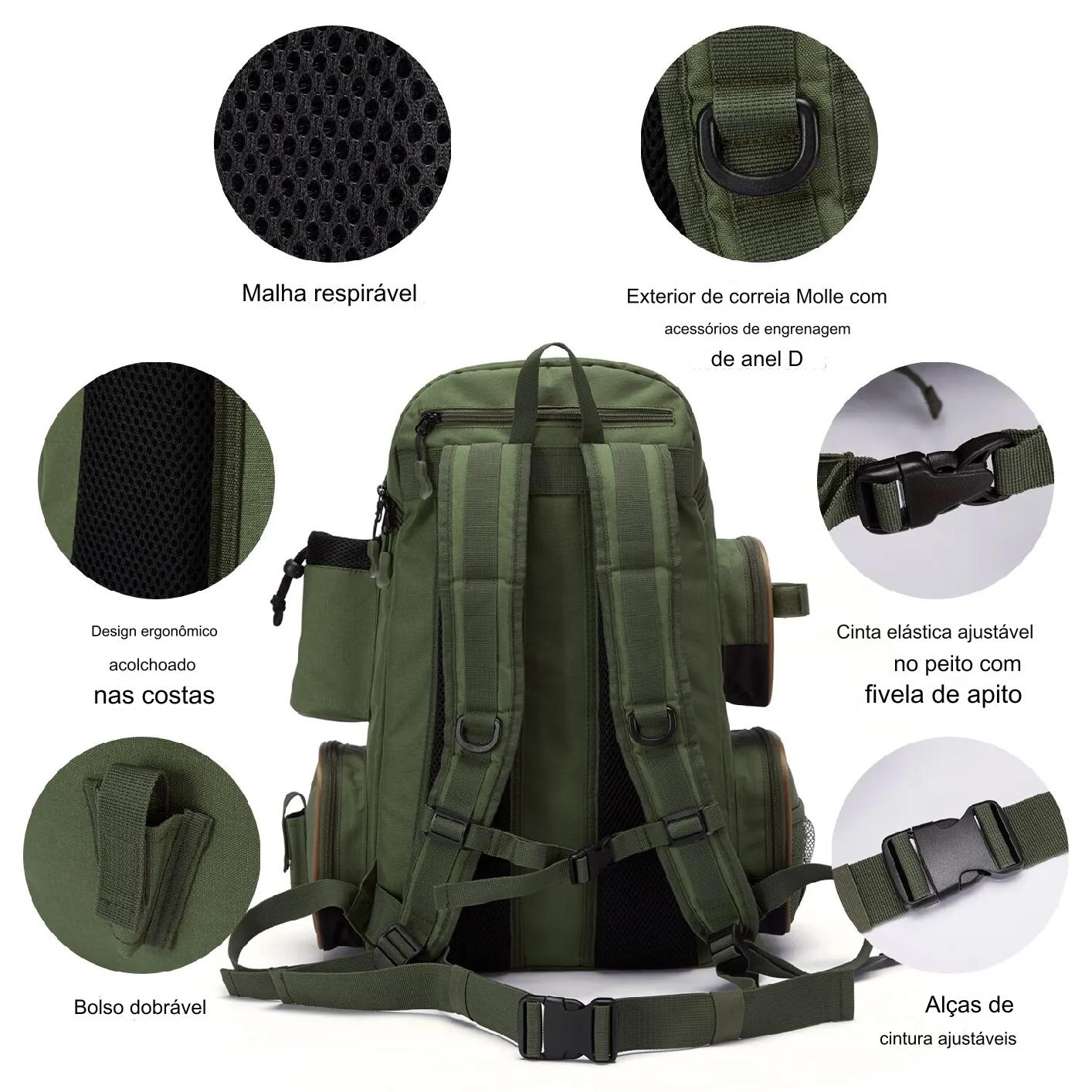 MULTIFUNCTIONAL TACTICAL FISHING RUCKSACK