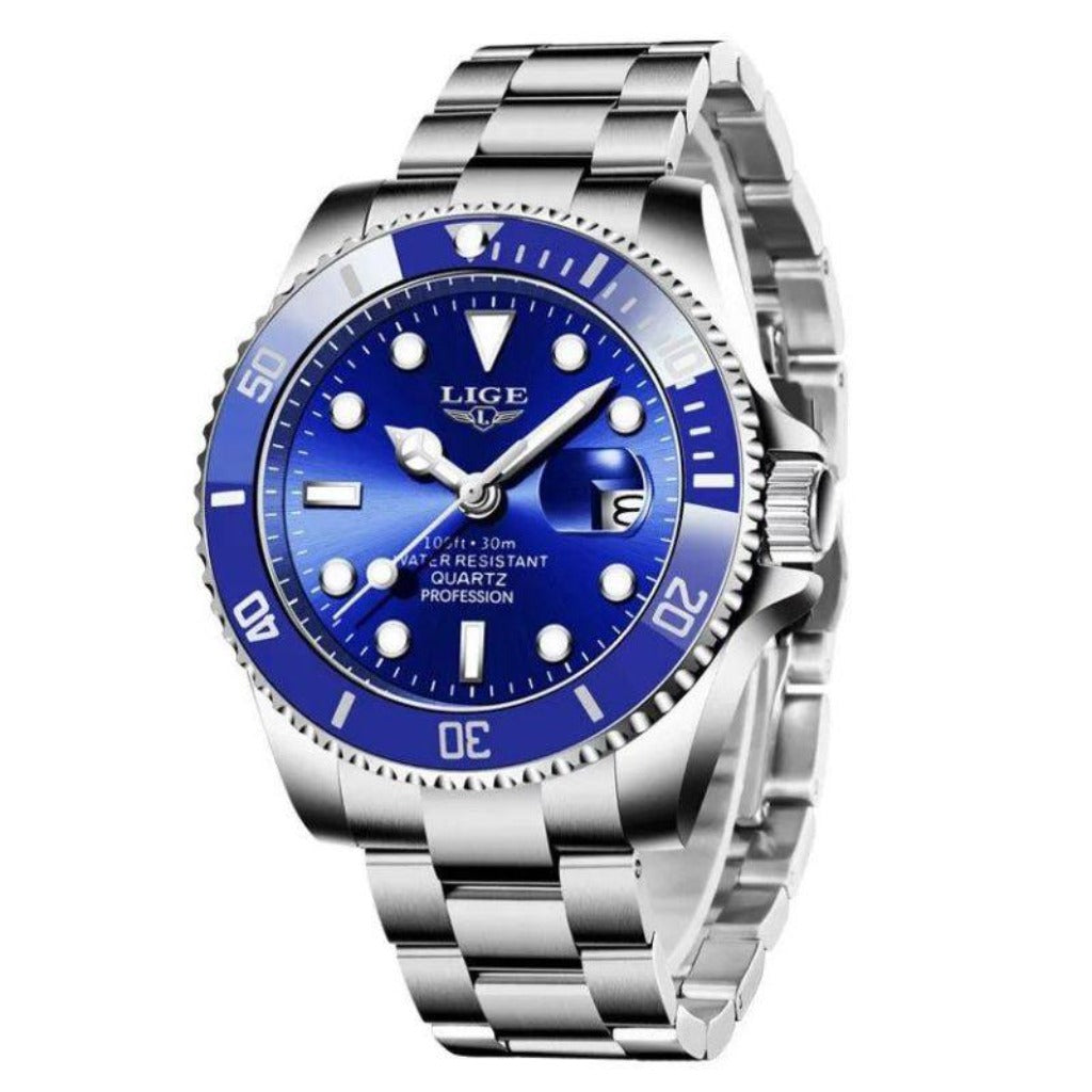 SUBMARINER STAINLESS STEEL WATCH