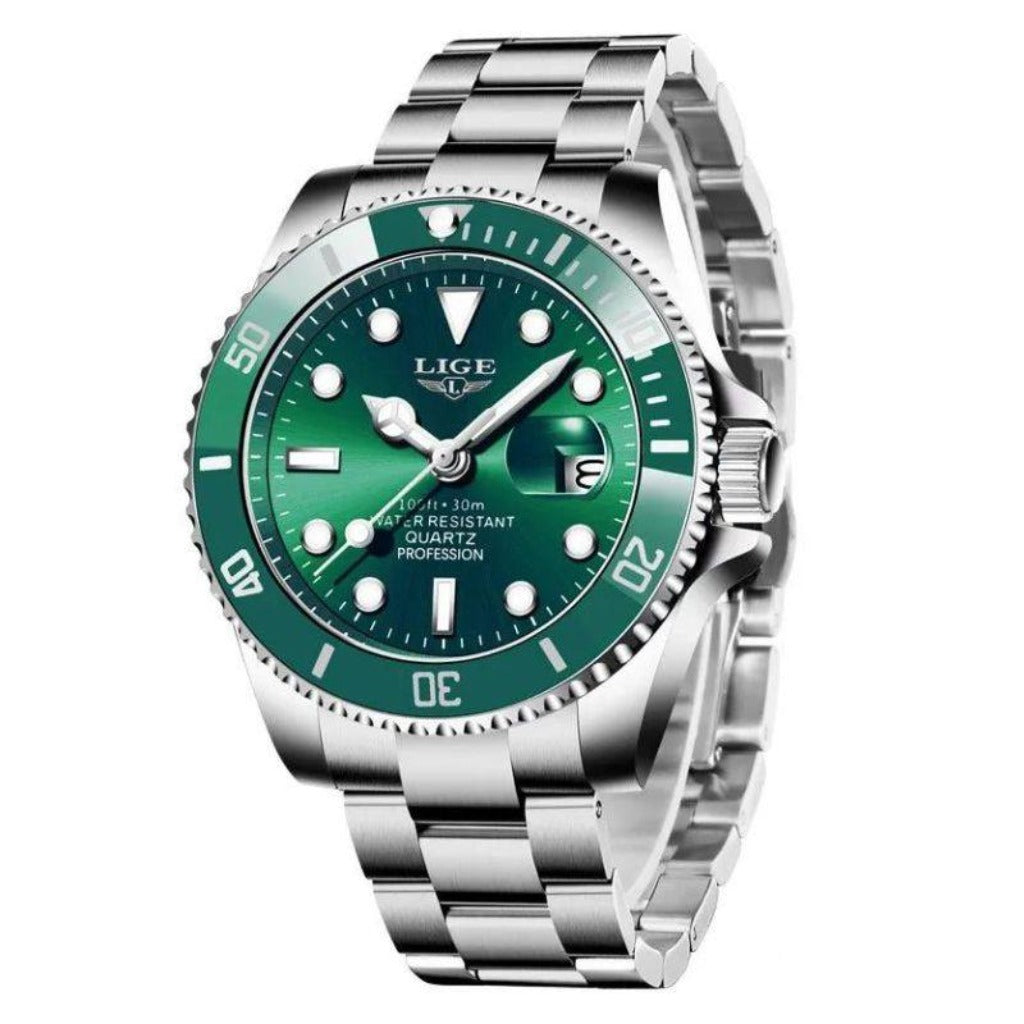 SUBMARINER STAINLESS STEEL WATCH