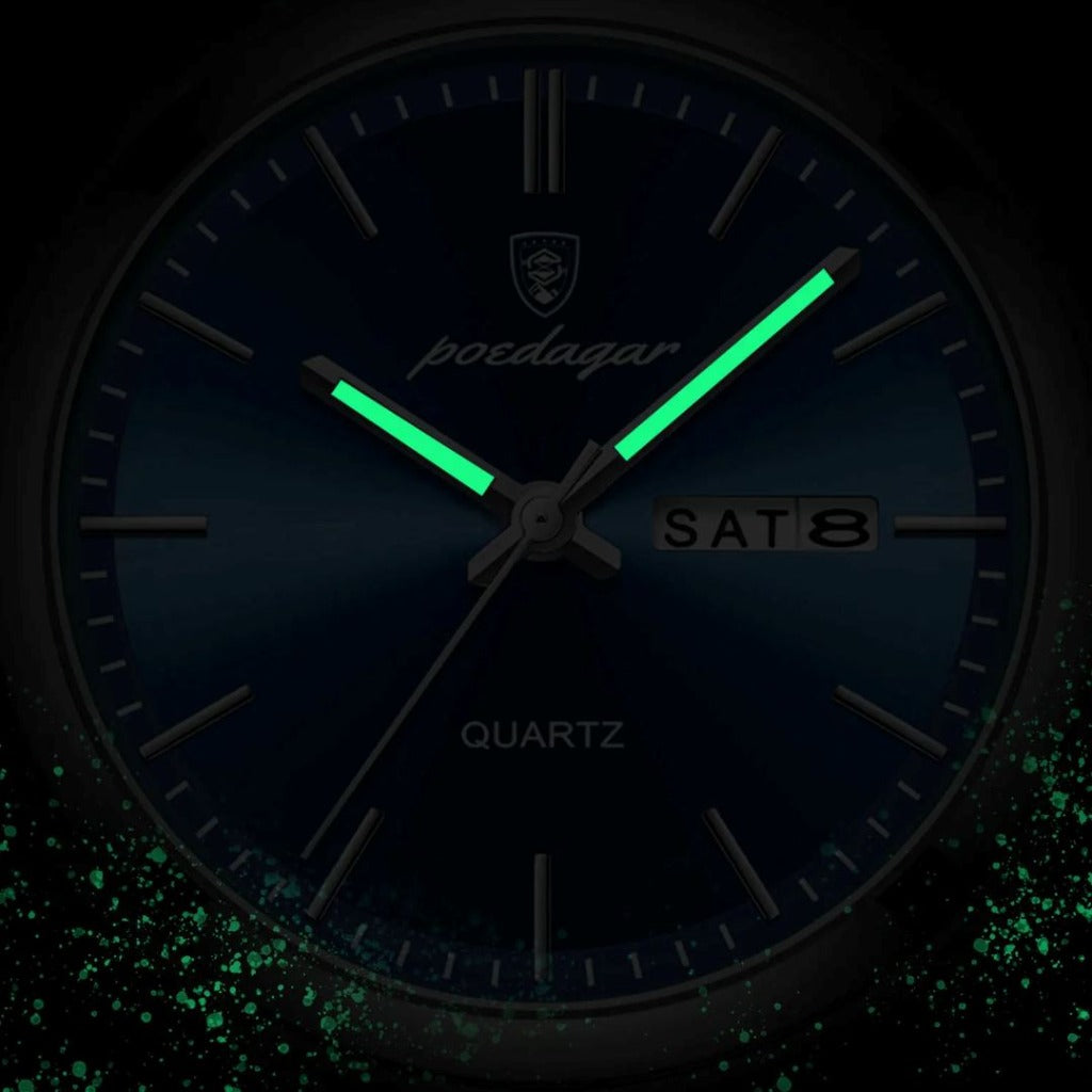 POEDAGAR STAINLESS STEEL WATCH