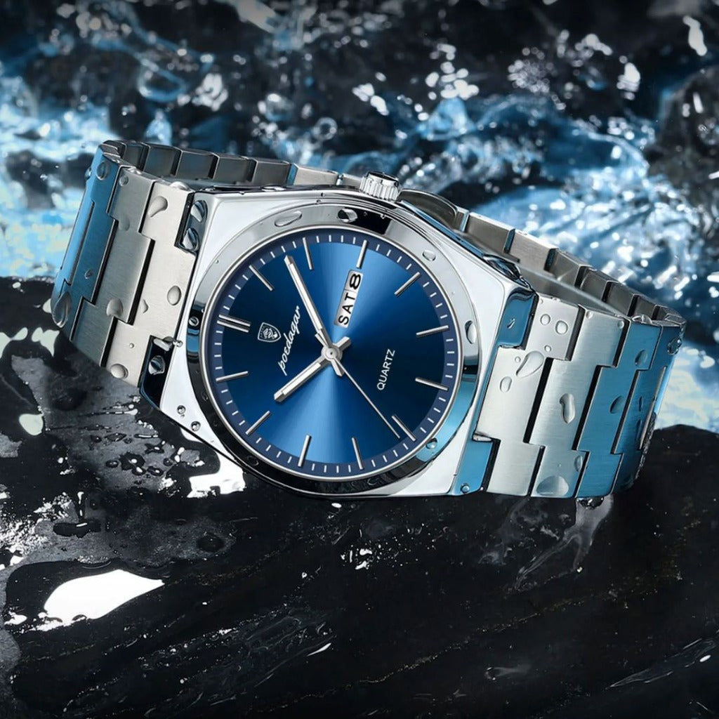 POEDAGAR STAINLESS STEEL WATCH