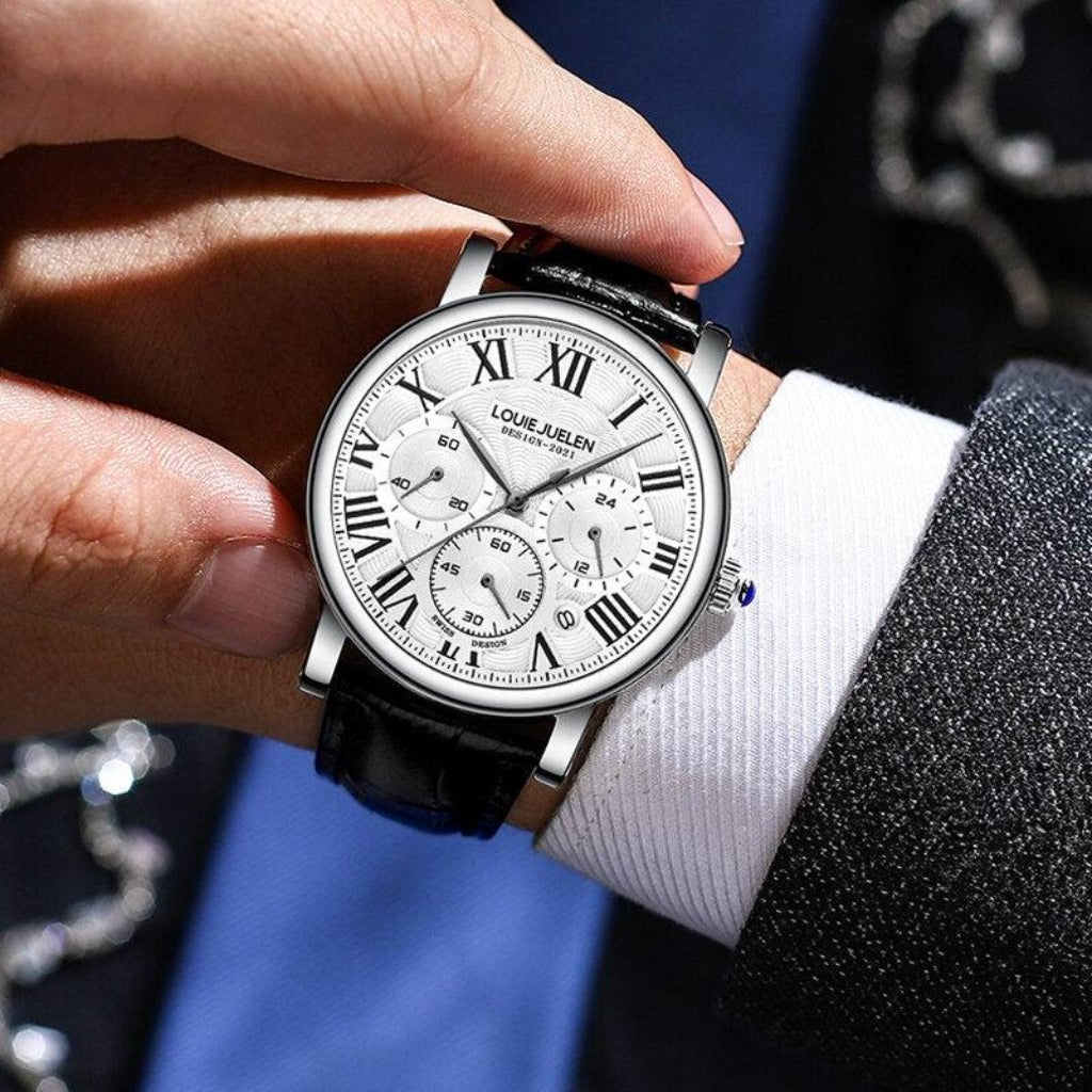 DAVENPORT STAINLESS STEEL WATCH